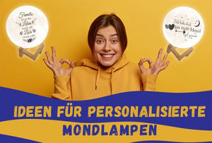 Ideen für die personalisierte Mondlampe