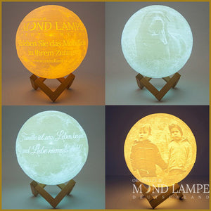 Personalisierte Mondlampe