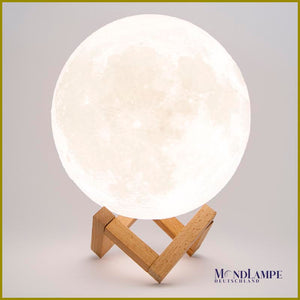 3D Mond Lampe Groß 22 cm